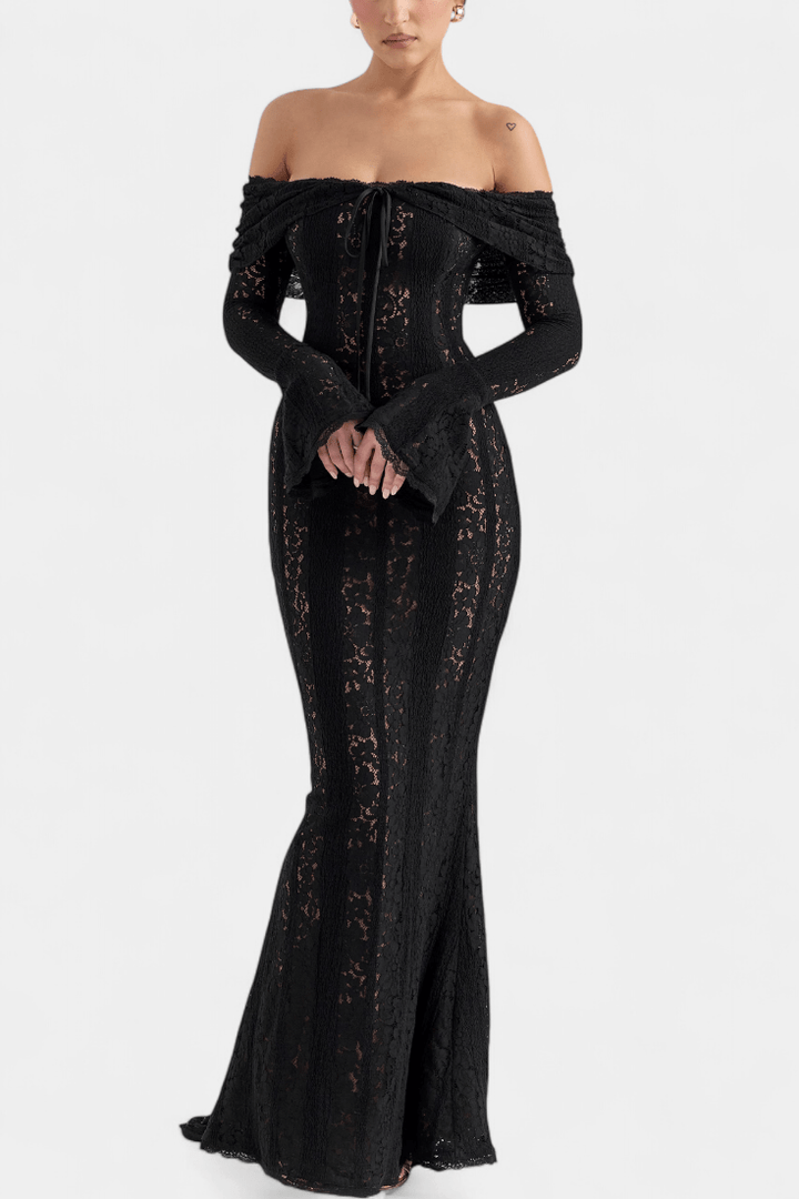 Alberte | Vestido Off-Shoulder