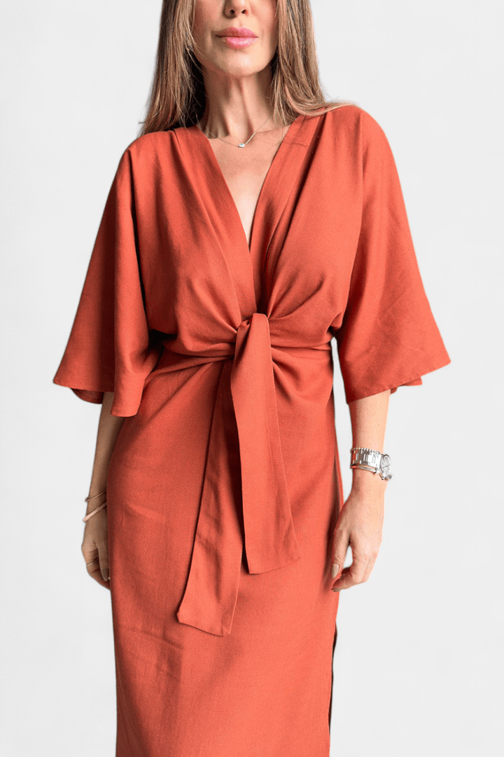 Astrid | Elegante midi-vestido