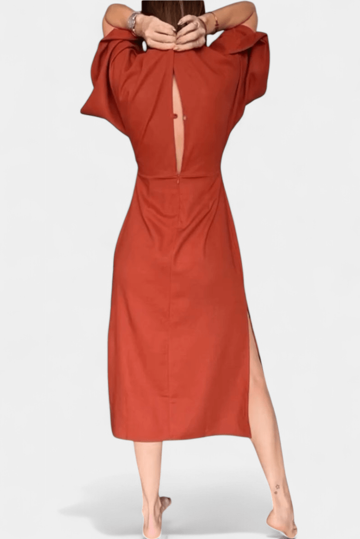 Astrid | Elegante midi-vestido