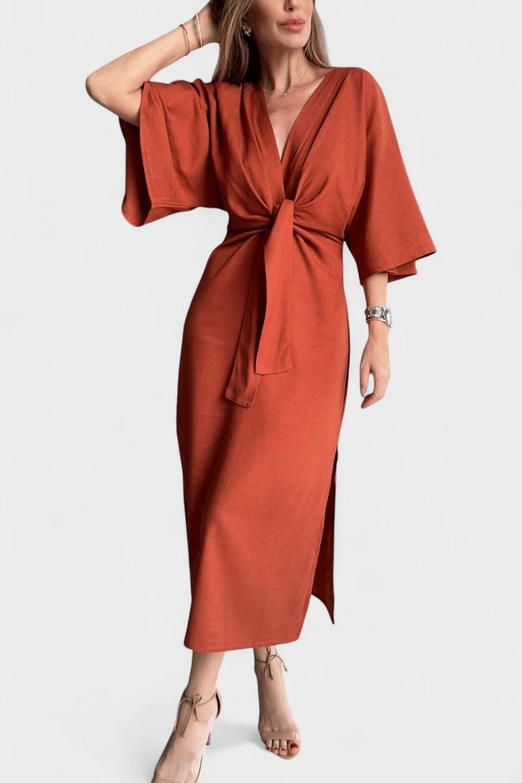 Astrid | Elegante midi-vestido