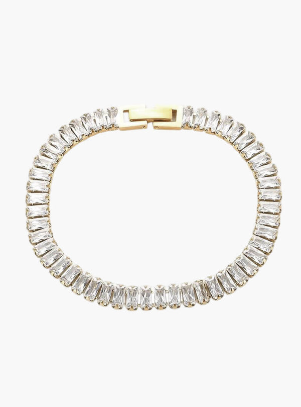 Pulseira de Rivière Baguette