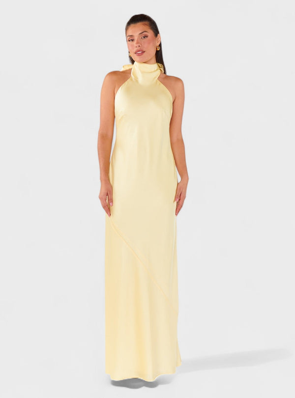Martina - Vestido com laço de cetim
