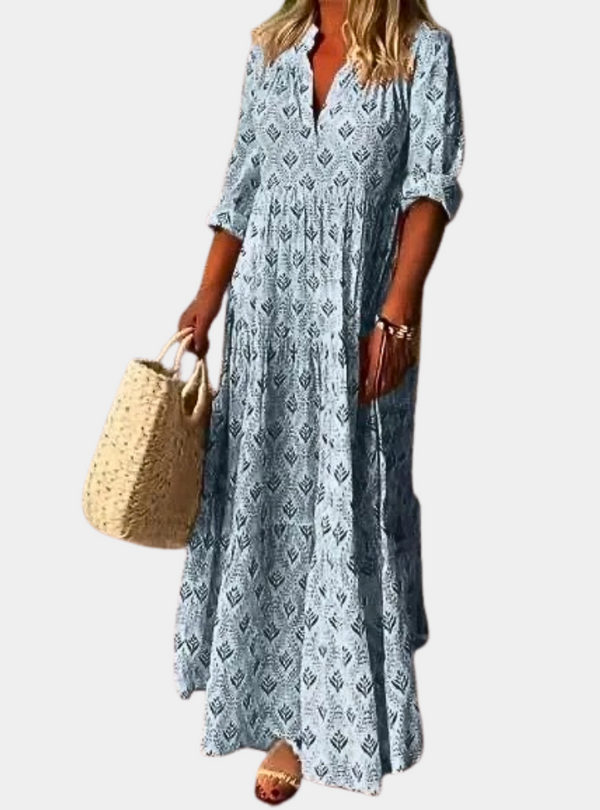 Berta - Vestido Longo de Primavera