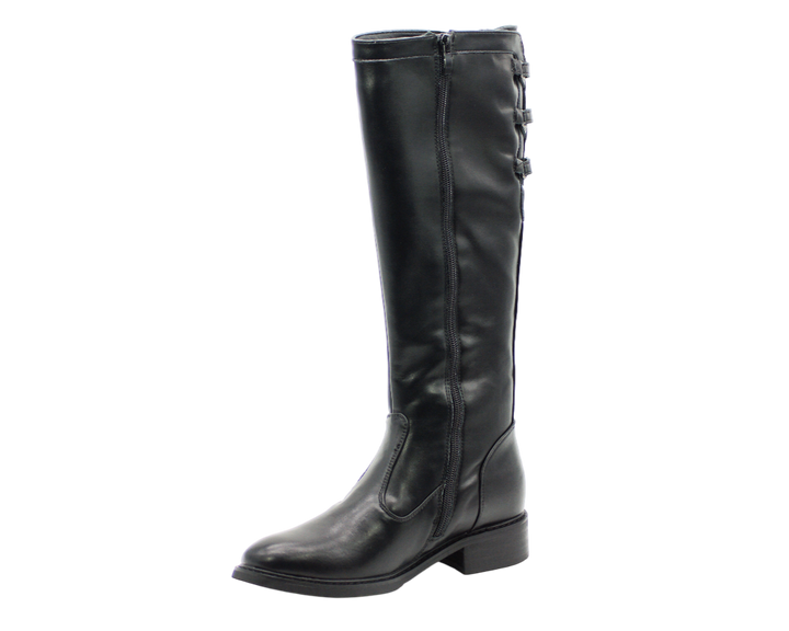 184 | Bota Cavaleira Cano Alto com Fivelas Decorativas