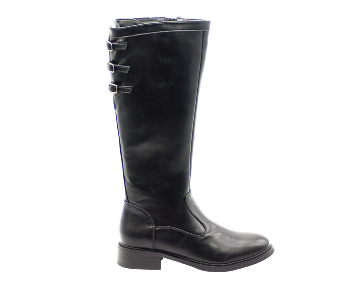 184 | Bota Cavaleira Cano Alto com Fivelas Decorativas