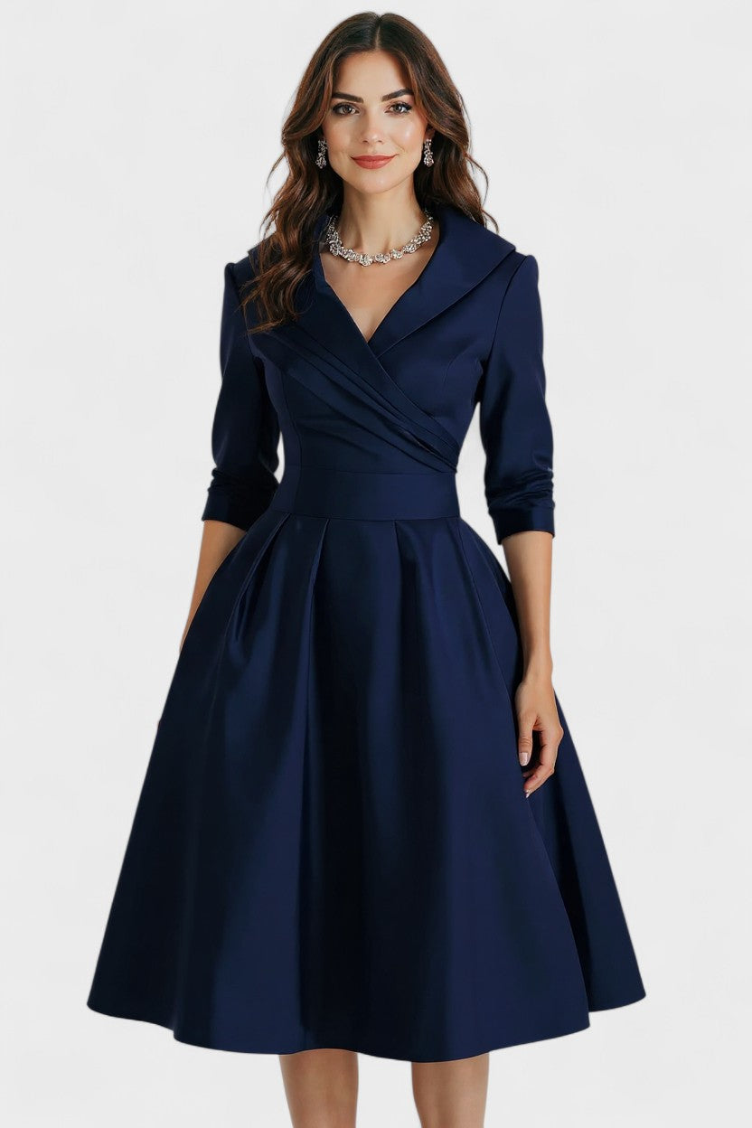 Ceryn | Vestido Midi de Cetim