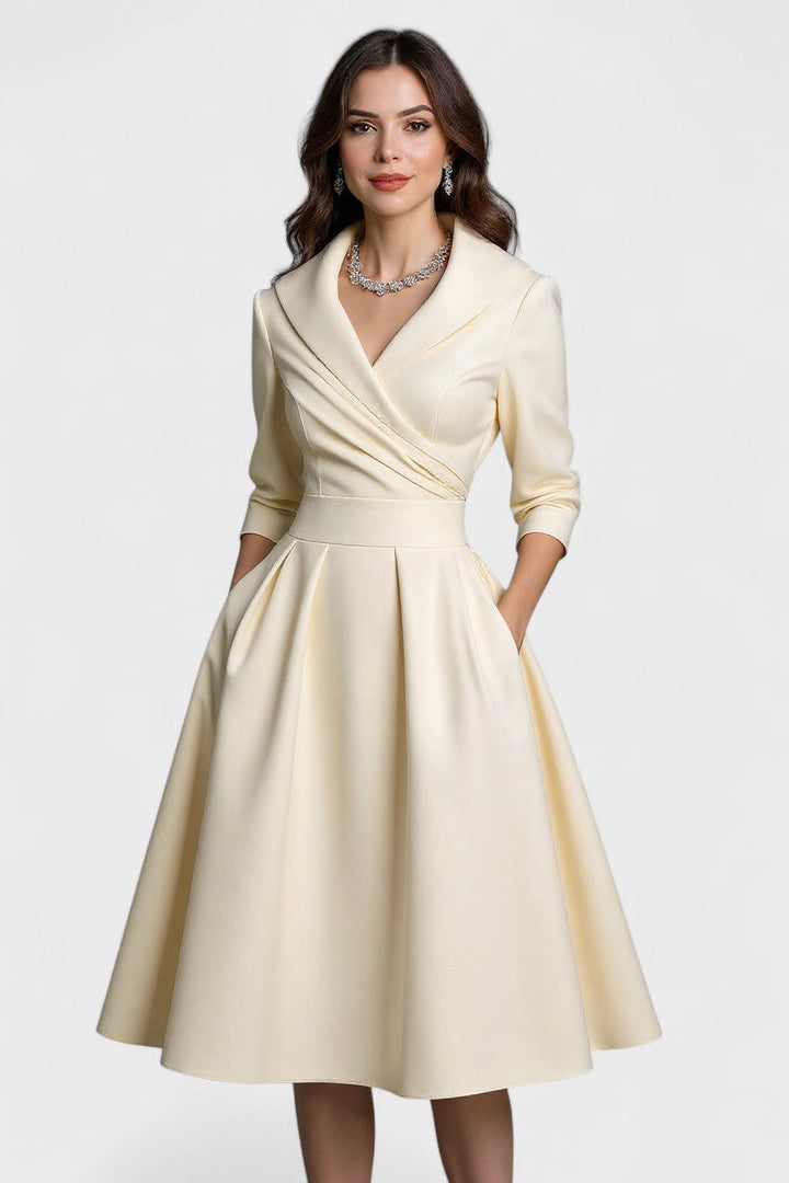 Ceryn | Vestido Midi de Cetim