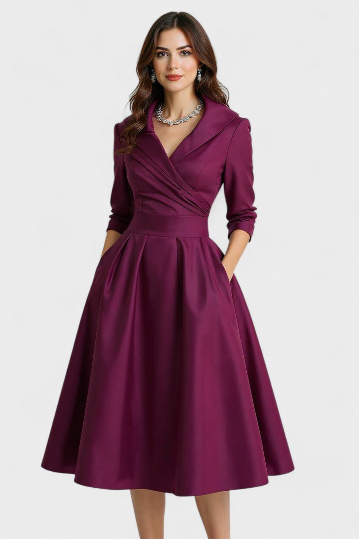 Ceryn | Vestido Midi de Cetim