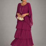 Lara | Vestido longo elegante e fluido