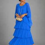 Lara | Vestido longo elegante e fluido
