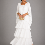 Lara | Vestido longo elegante e fluido