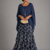 Lara | Vestido longo elegante e fluido