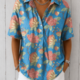 Lynaa - Blusa Elegante com Estampa Floral