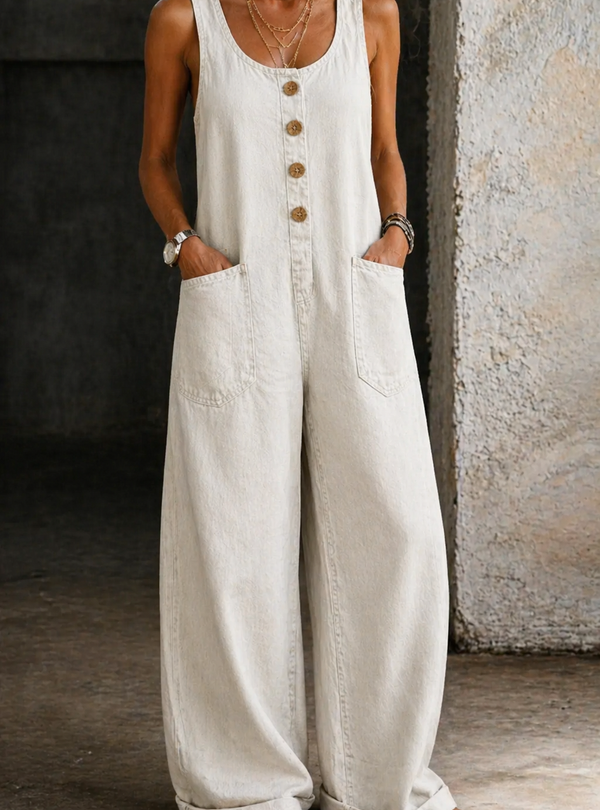 Willy | Jardineiras de Denim Vintage Lavado