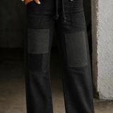 Margaret | Jeans com Corda de Patchwork