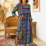 Eliana | Vestido Midi Estampado