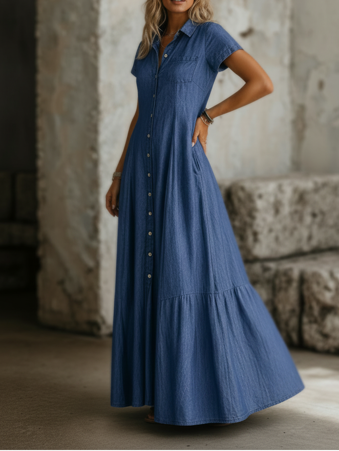 Mandy | Vestido Longo de Denim
