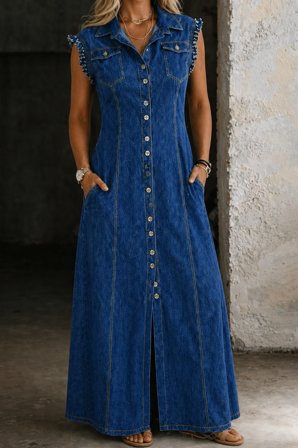 Liora | Vestido de Denim Plus Size