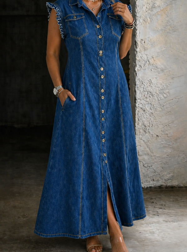 Liora | Vestido de Denim Plus Size