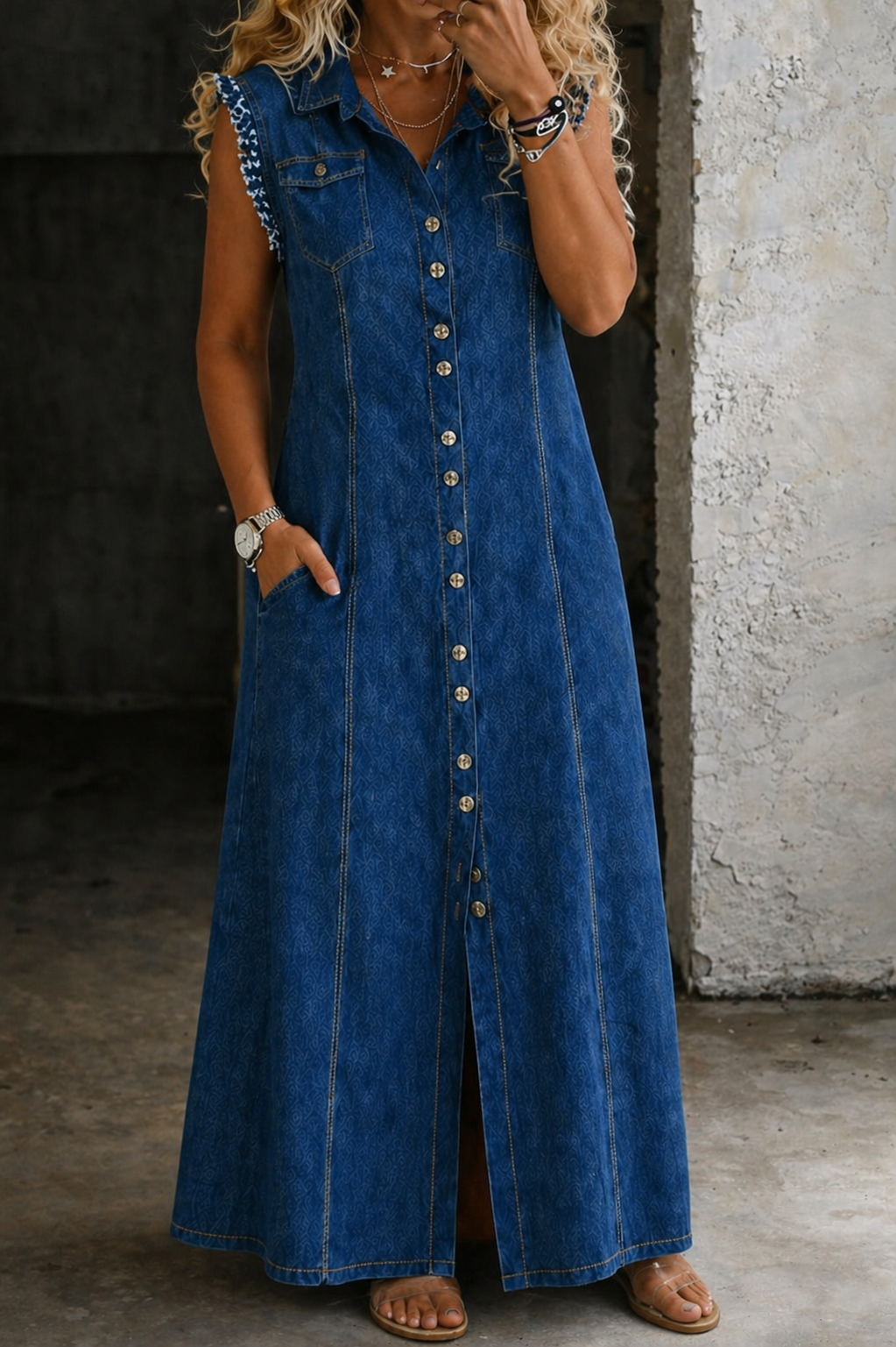 Liora | Vestido de Denim Plus Size