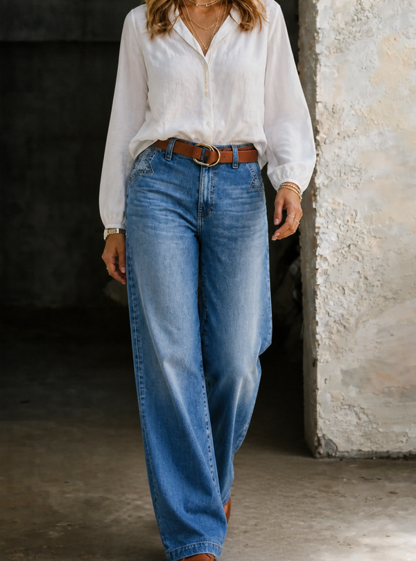 Madie | Jeans Vintage de Cintura Alta