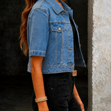 Jessica | Casaco de Denim Curto