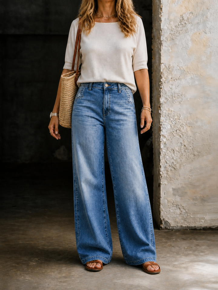 Madie | Jeans Vintage de Cintura Alta