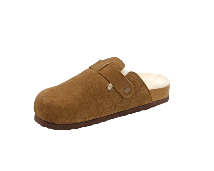 148 | Clogs de Camurça Forradas com Pelo