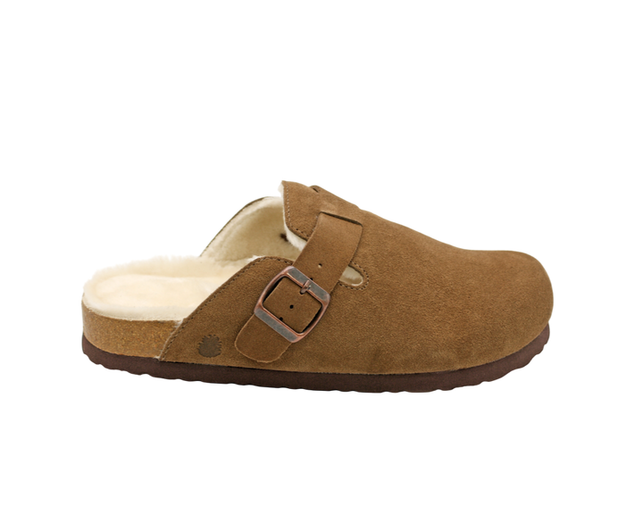 148 | Clogs de Camurça Forradas com Pelo