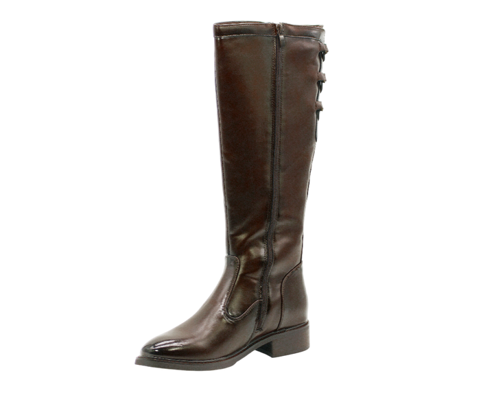 184 | Bota Cavaleira Cano Alto com Fivelas Decorativas