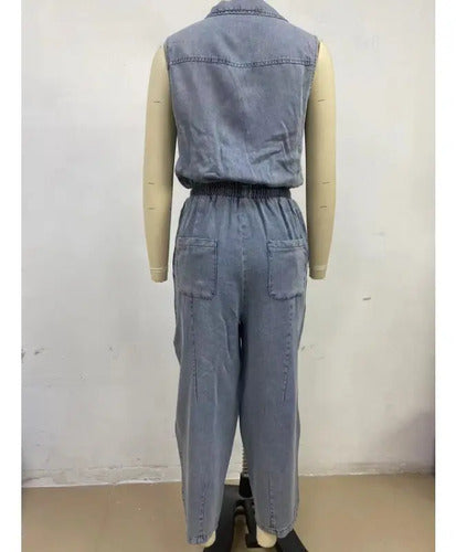 Rosalia | Macacões de Denim Sem Mangas