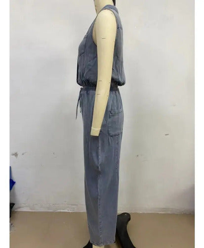 Rosalia | Macacões de Denim Sem Mangas