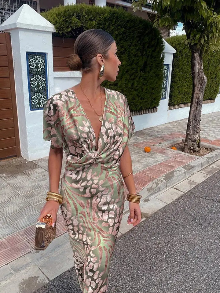 Raquel | Vestido Com Decote Em V