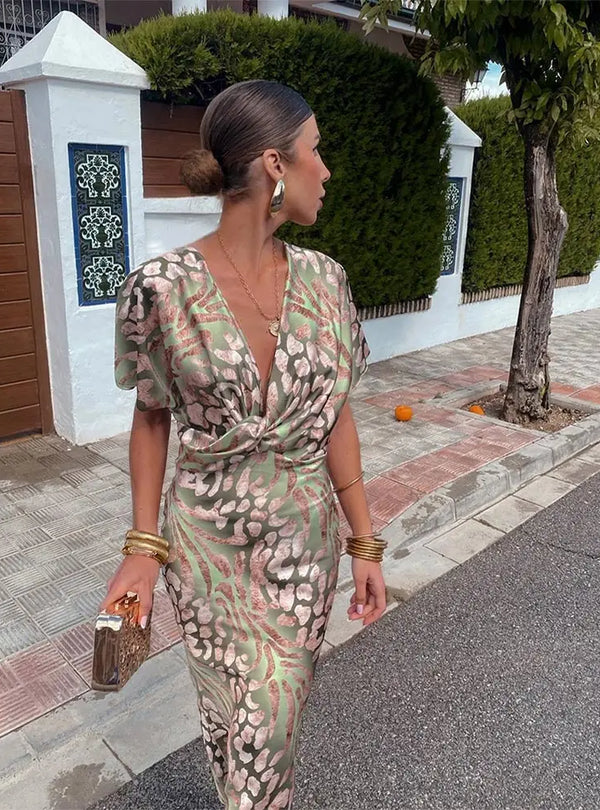 Raquel | Vestido Com Decote Em V
