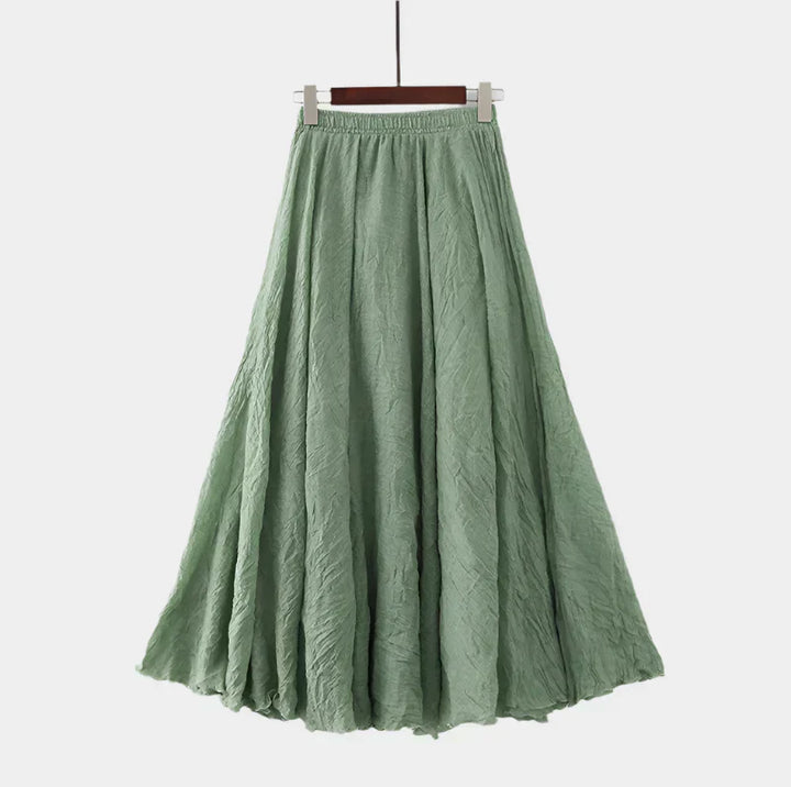 Saia Elegante de Cintura Alta