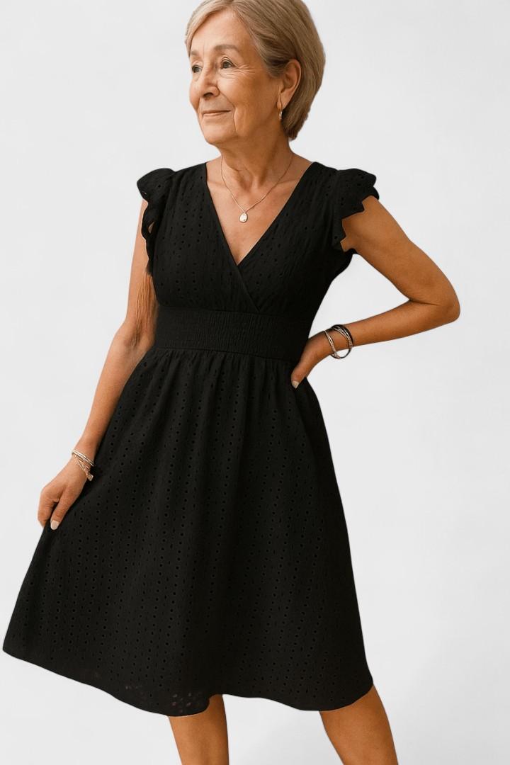 Henriette | Vestido midi franzido