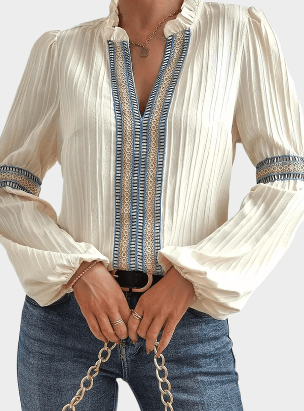 Henriette | Camisa de gola em V