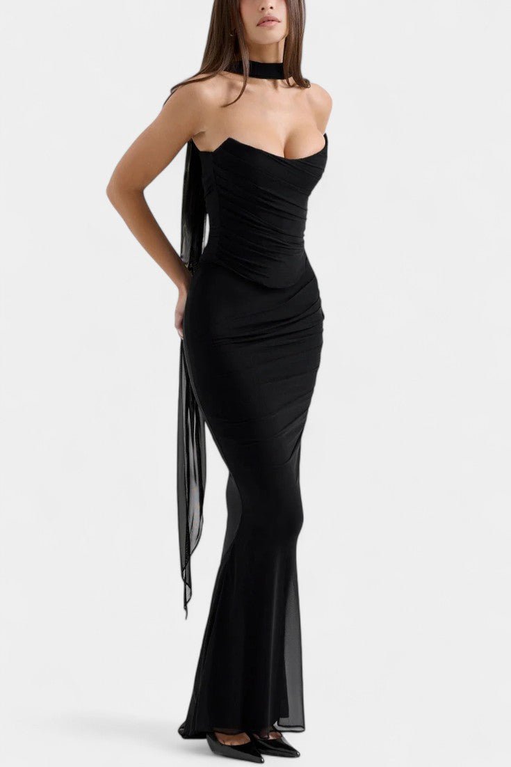 Ida | Vestido de rede decorativo