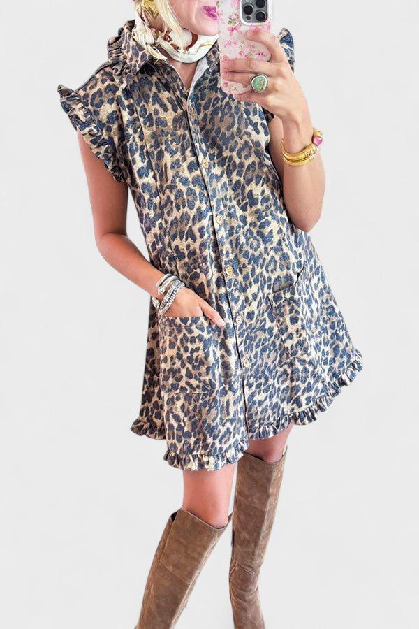 Karla | Minikjole de Leopardo