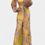 Kirstine | Vestido Maxi Plissado