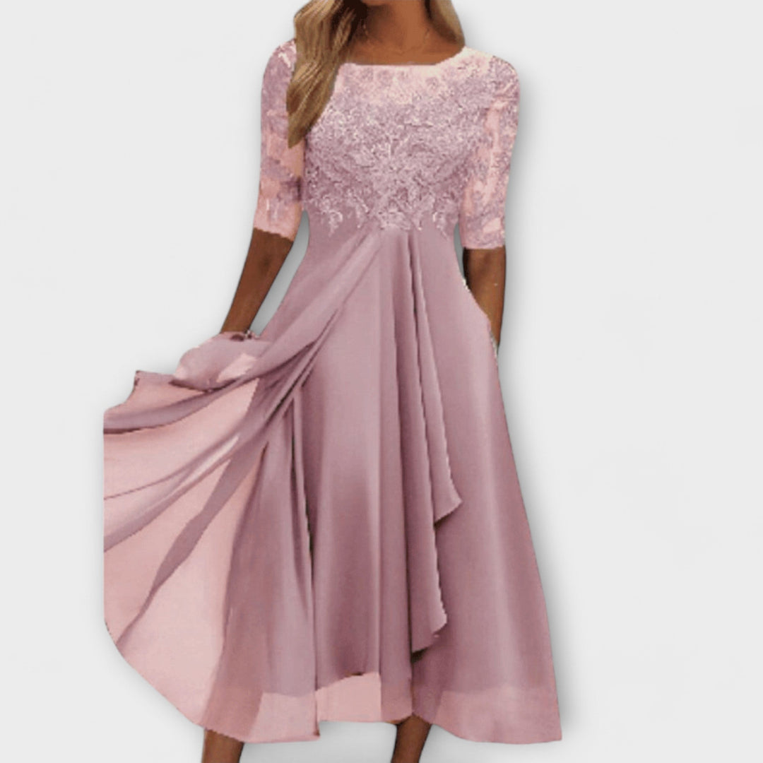 Sara – Vestidos Elegantes para Convidadas de Casamento