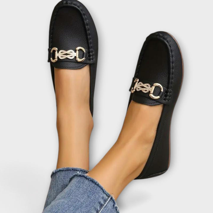 Lara - Mocassins de pele