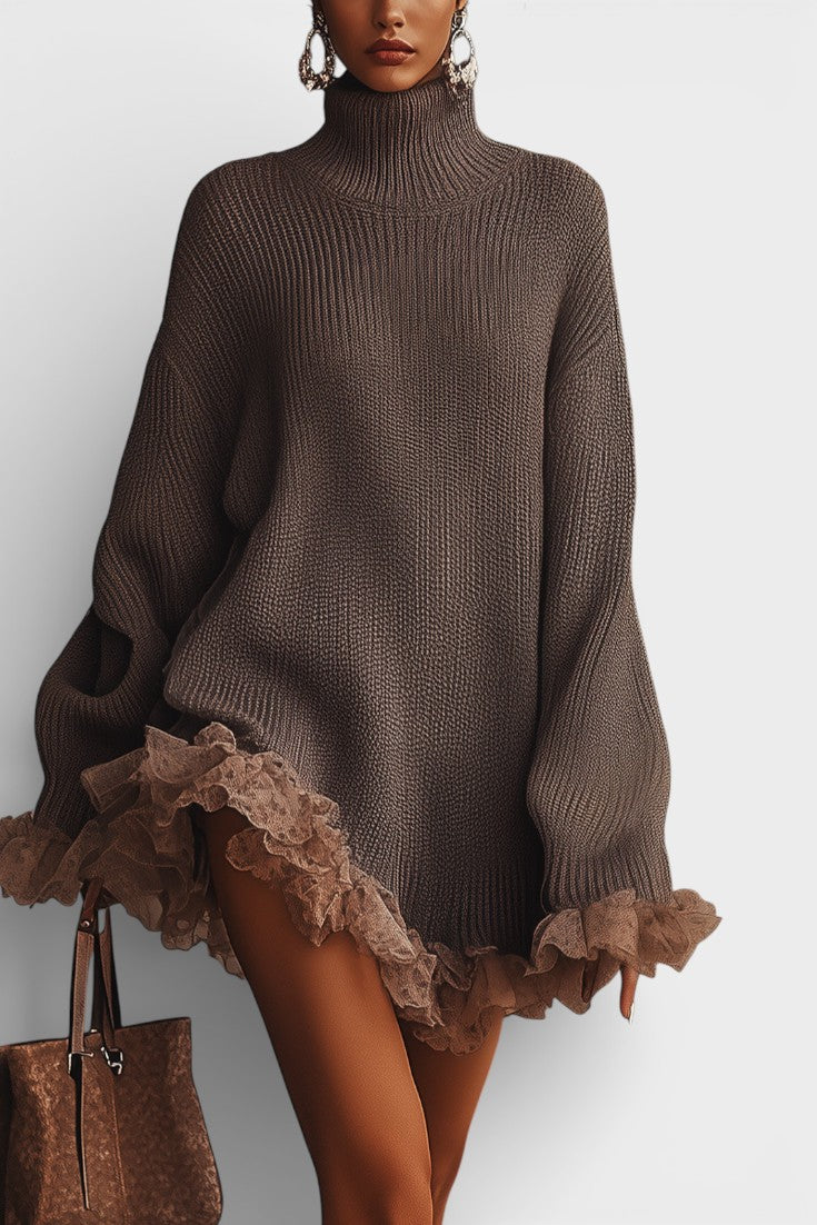 Louise™ | Vestido de malha quente com pregas