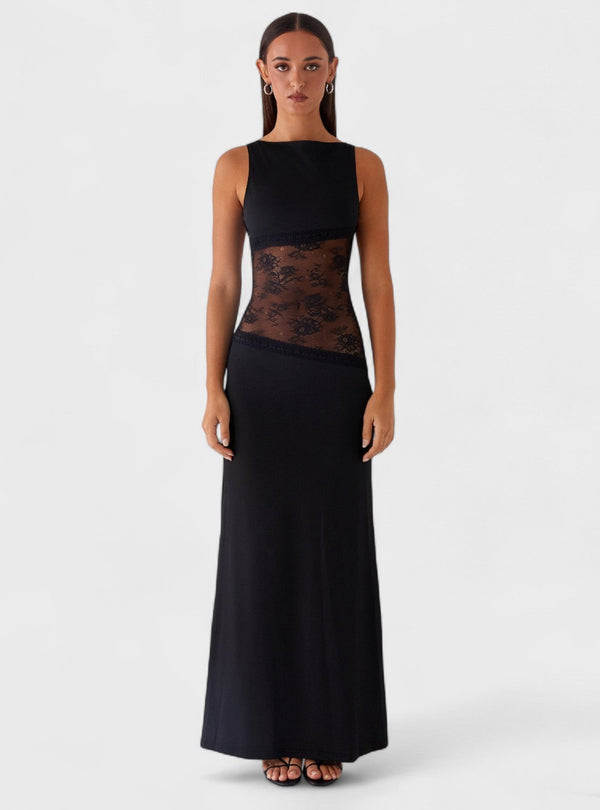 Lucinda - Vestido comprido de renda