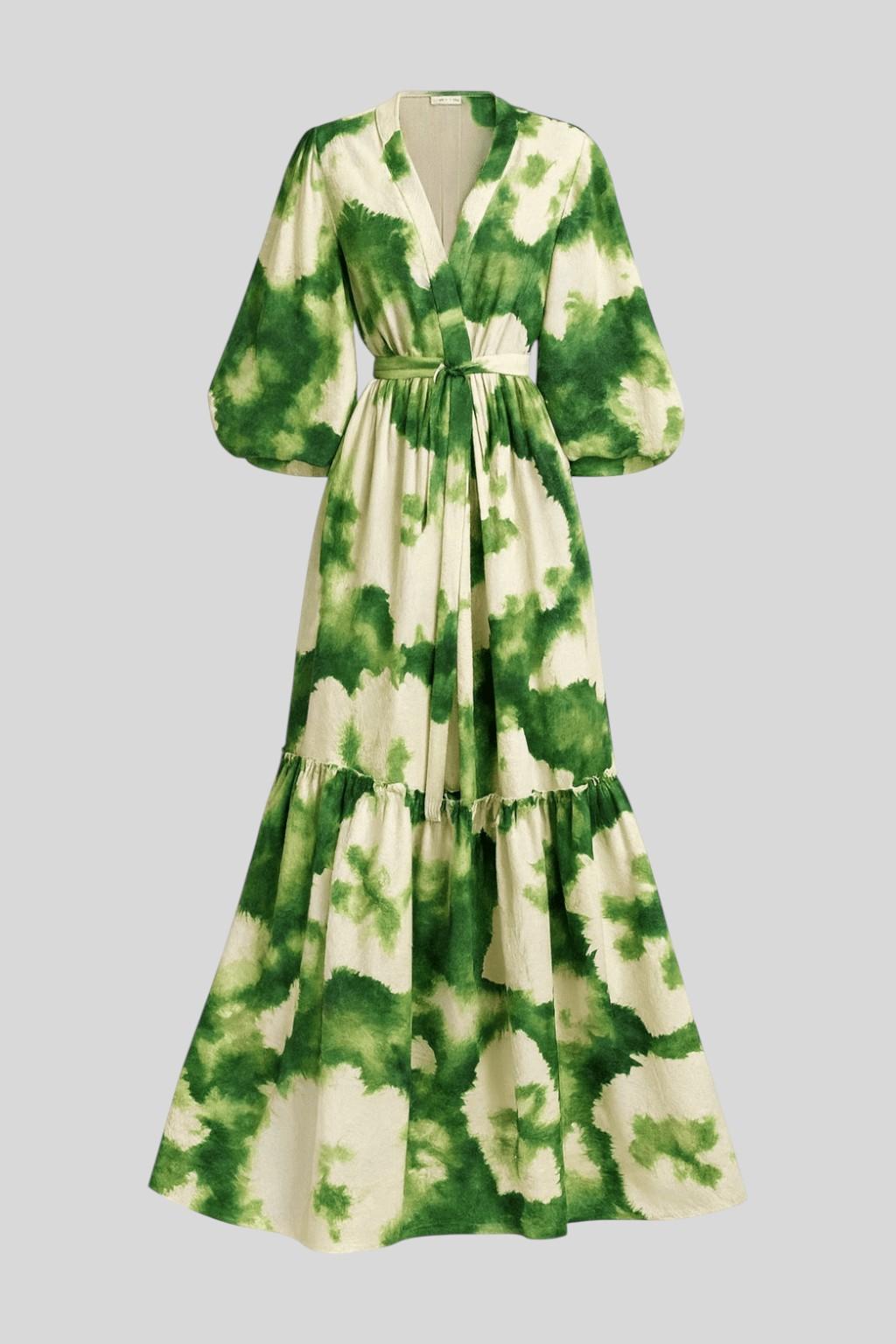 Luna | Vestido maxi florido