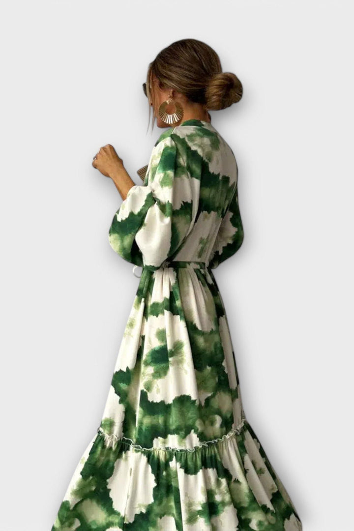 Luna | Vestido maxi florido
