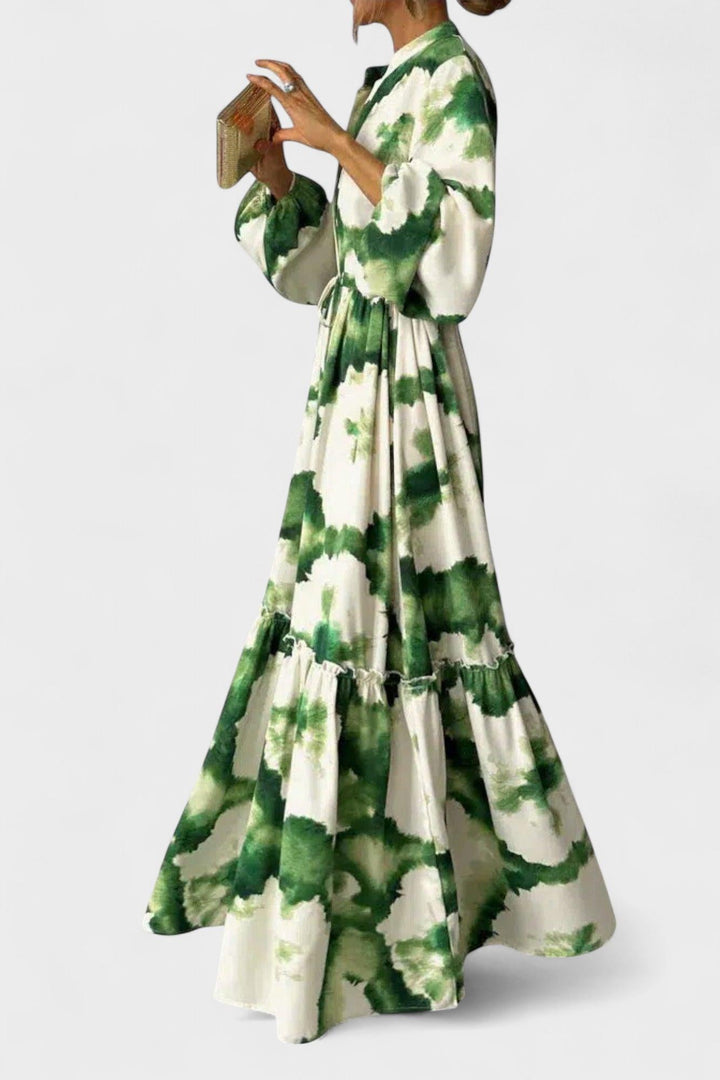 Luna | Vestido maxi florido