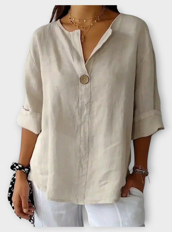 Marie | Camisa de gola em V