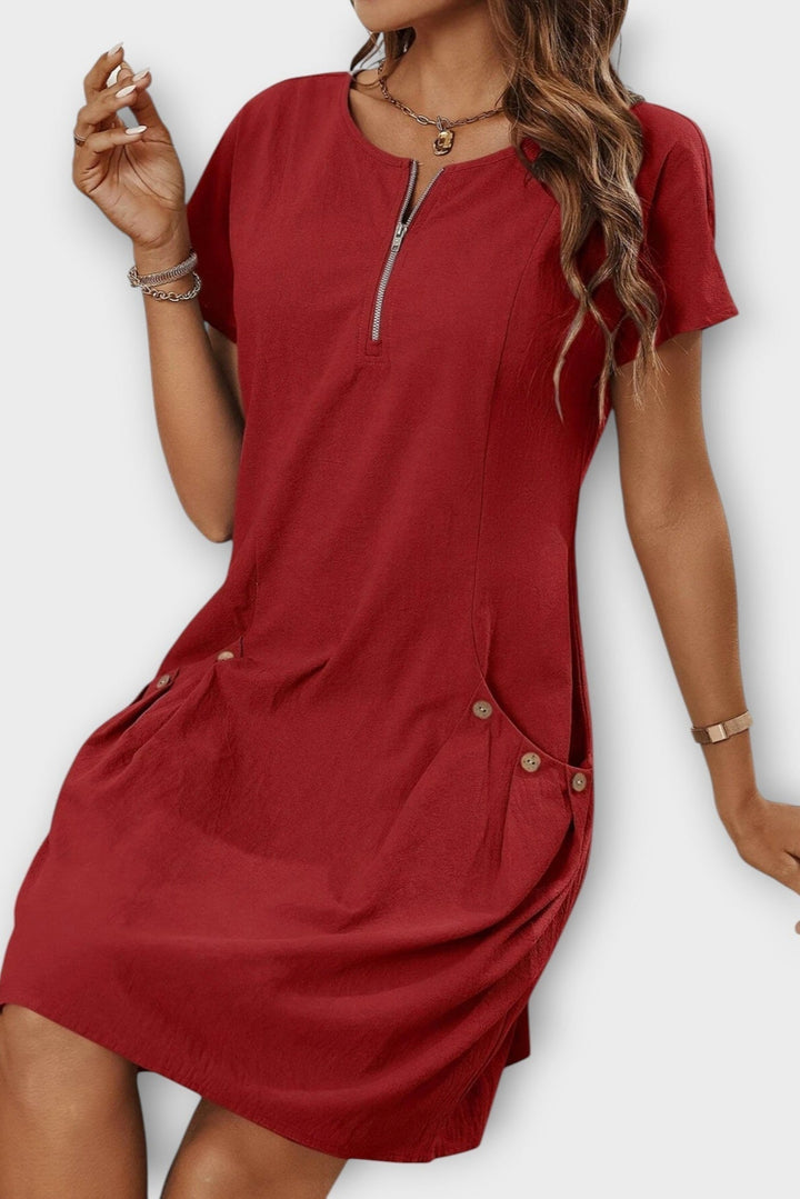 Mette | Vestido Mini com Zíper
