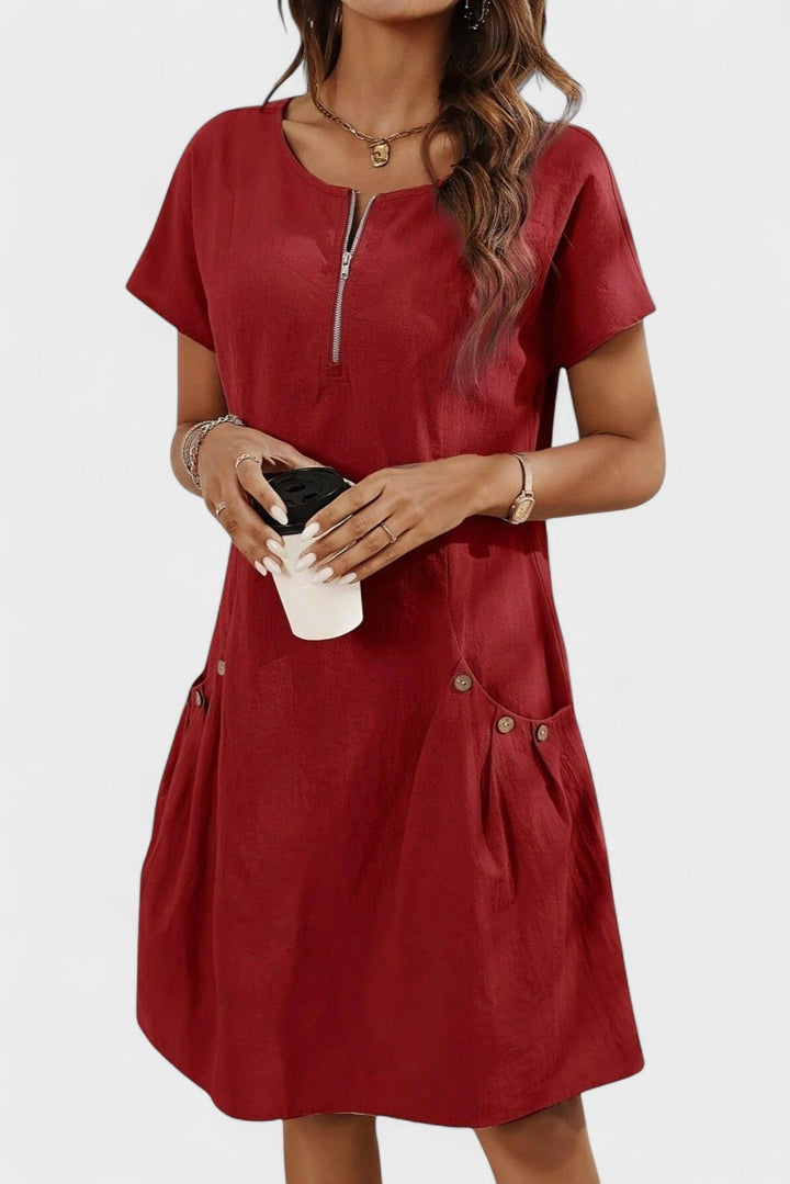 Mette | Vestido Mini com Zíper